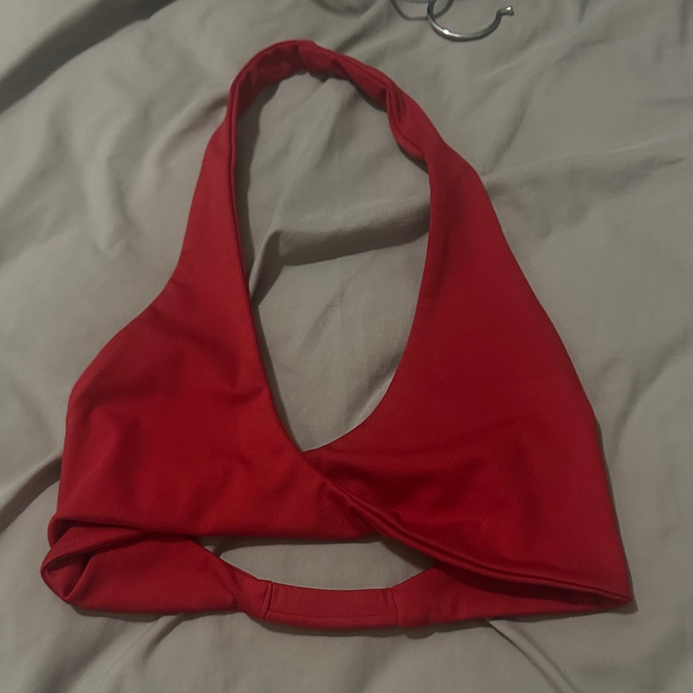 Red Sports Bra